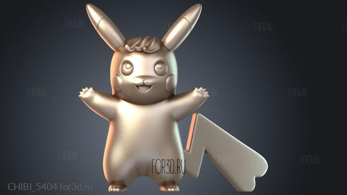 CHIBI_5404 stl model for CNC