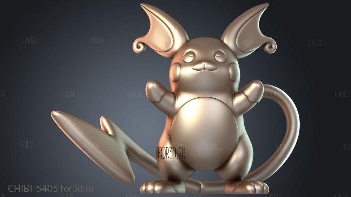 CHIBI_5405 stl model for CNC