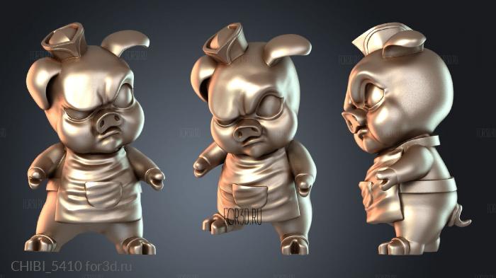 CHIBI_5410 stl model for CNC