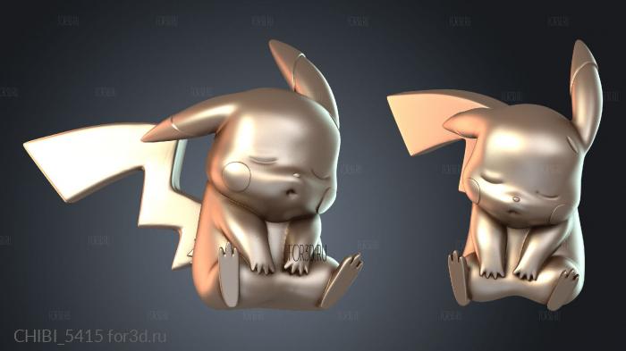 CHIBI_5415 stl model for CNC