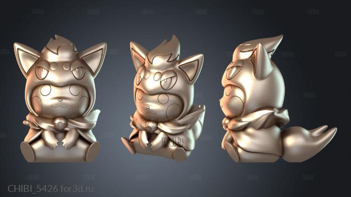 CHIBI_5426 stl model for CNC