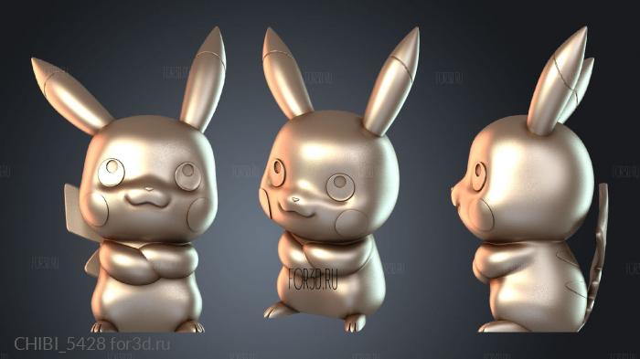 CHIBI_5428 stl model for CNC