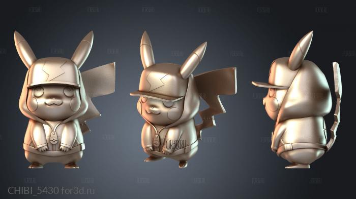 CHIBI_5430 stl model for CNC