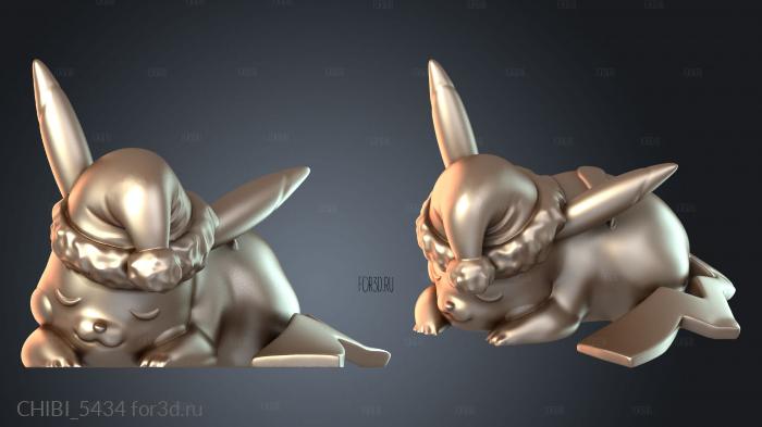 CHIBI_5434 stl model for CNC