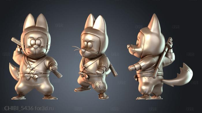 CHIBI_5436 stl model for CNC