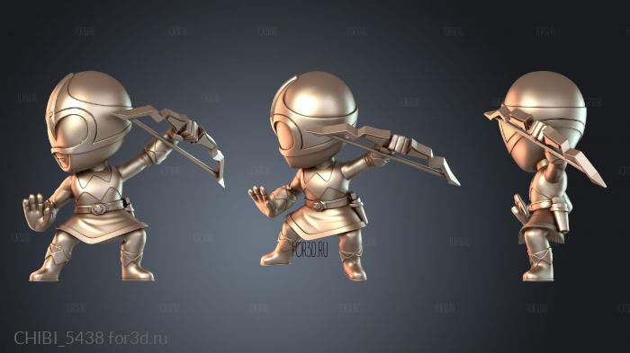 CHIBI_5438 stl model for CNC