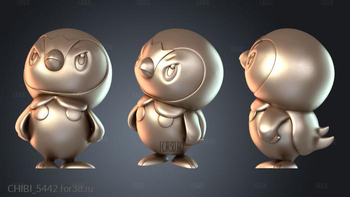 CHIBI_5442 stl model for CNC