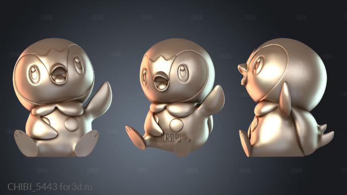 CHIBI_5443 stl model for CNC