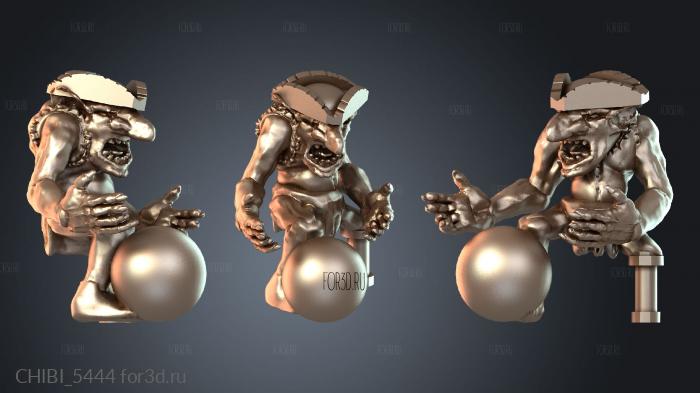CHIBI_5444 stl model for CNC