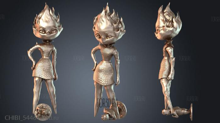 CHIBI_5446 stl model for CNC