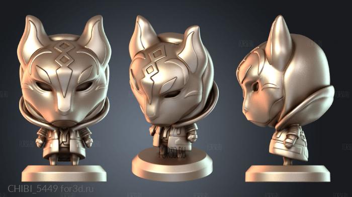 CHIBI_5449 stl model for CNC