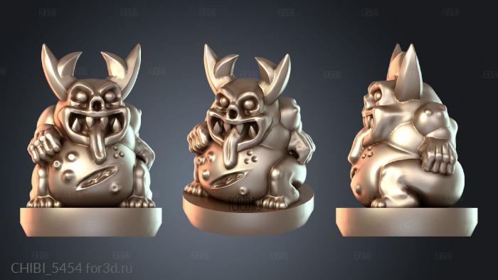CHIBI_5454 stl model for CNC