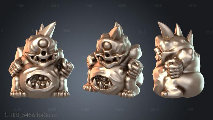 CHIBI_5456 stl model for CNC