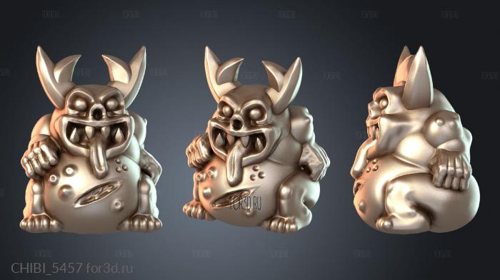 CHIBI_5457 stl model for CNC