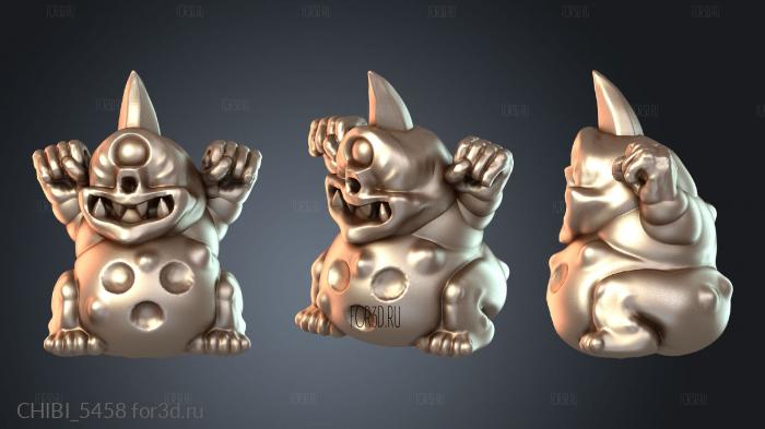 CHIBI_5458 stl model for CNC