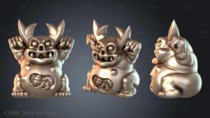 CHIBI_5459 stl model for CNC