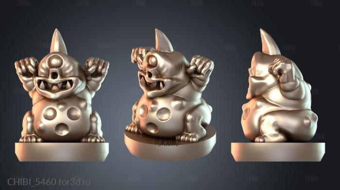 CHIBI_5460 stl model for CNC