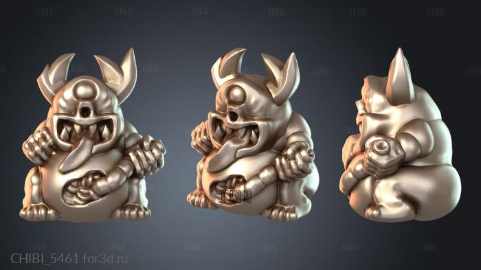 CHIBI_5461 stl model for CNC