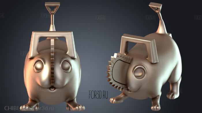 CHIBI_5463 stl model for CNC