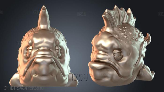 CHIBI_5464 stl model for CNC
