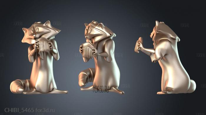 CHIBI_5465 stl model for CNC