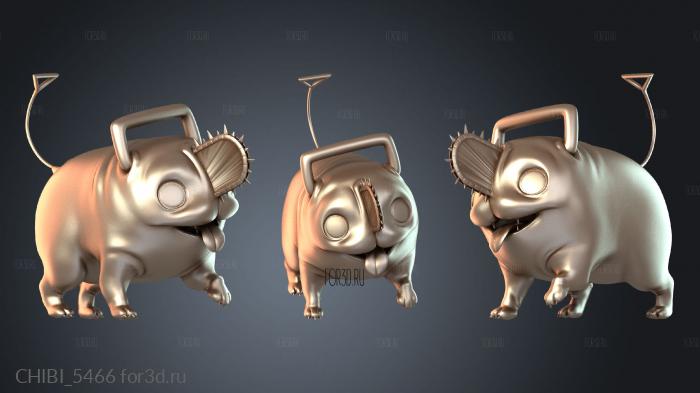 CHIBI_5466 stl model for CNC