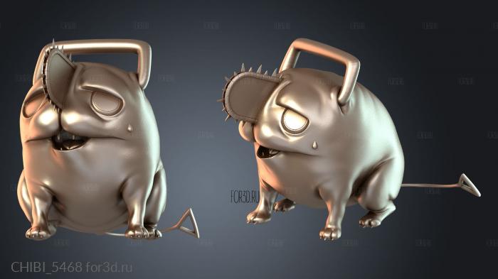 CHIBI_5468 stl model for CNC