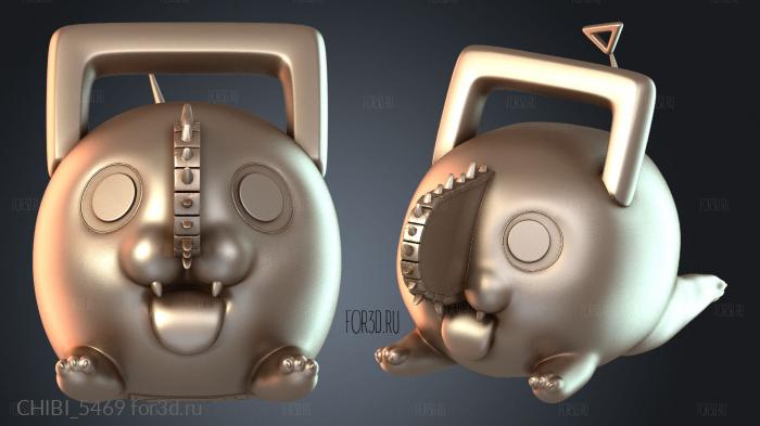 CHIBI_5469 stl model for CNC