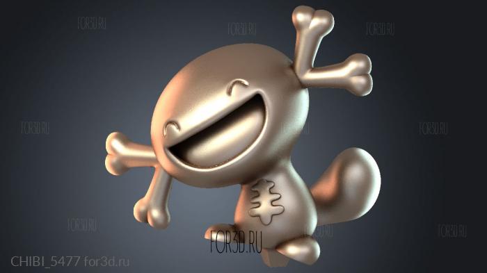 CHIBI_5477 stl model for CNC