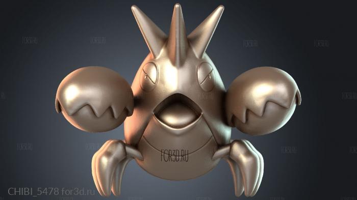 CHIBI_5478 stl model for CNC