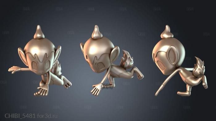 CHIBI_5481 stl model for CNC