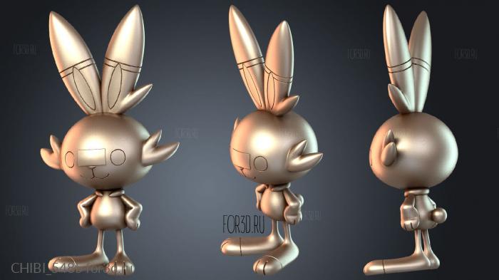 CHIBI_5485 stl model for CNC