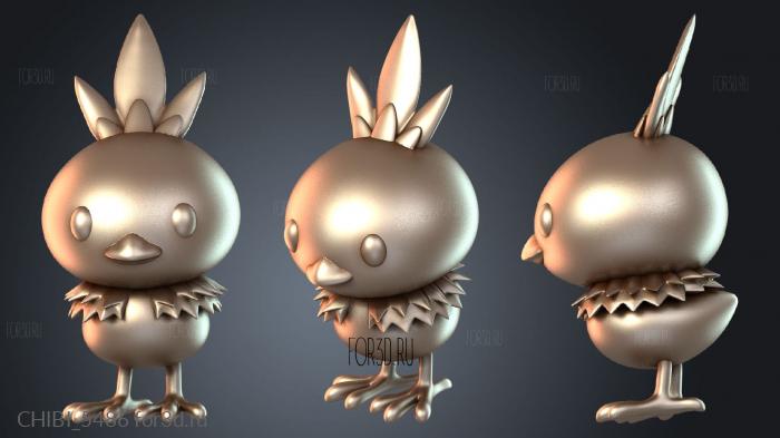 CHIBI_5486 stl model for CNC