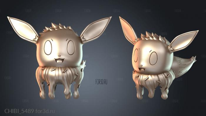 CHIBI_5489 stl model for CNC