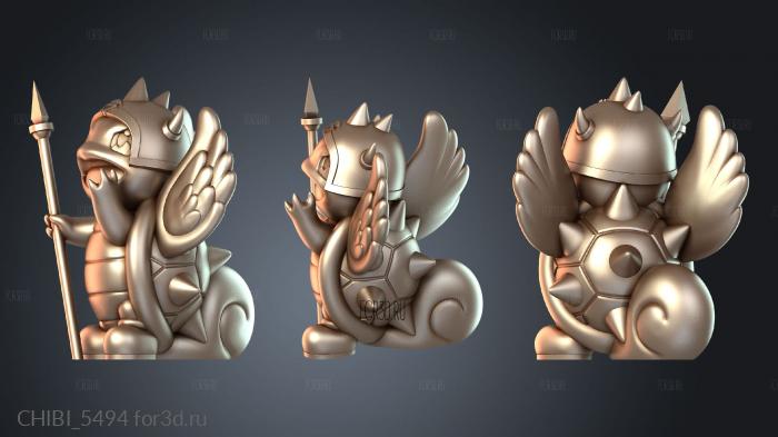 CHIBI_5494 stl model for CNC