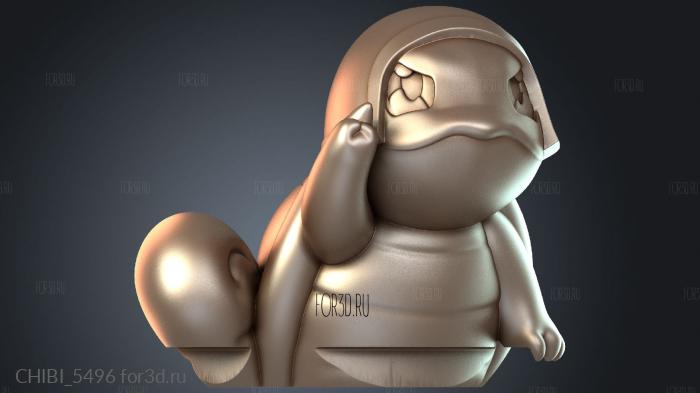 CHIBI_5496 stl model for CNC