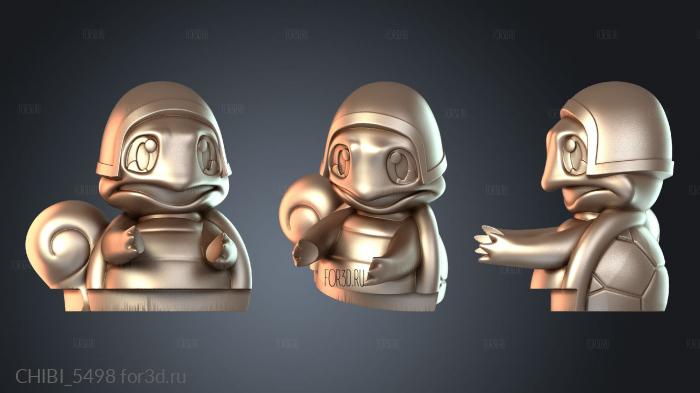 CHIBI_5498 stl model for CNC
