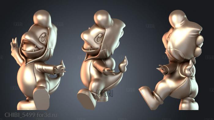 CHIBI_5499 stl model for CNC