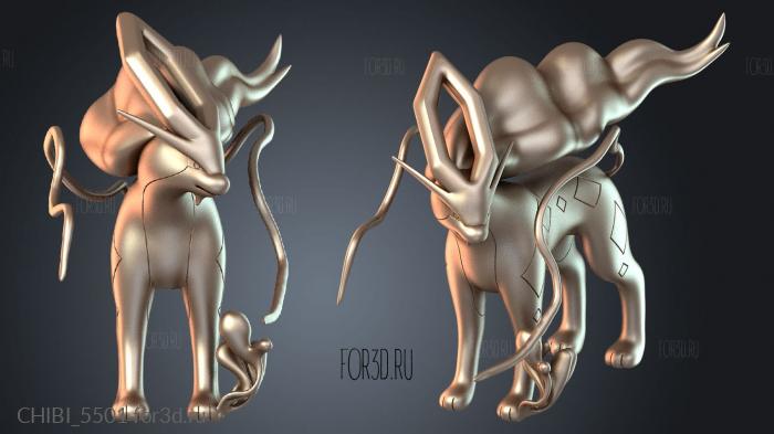CHIBI_5501 stl model for CNC