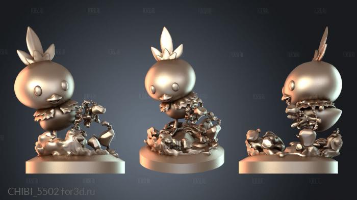CHIBI_5502 stl model for CNC