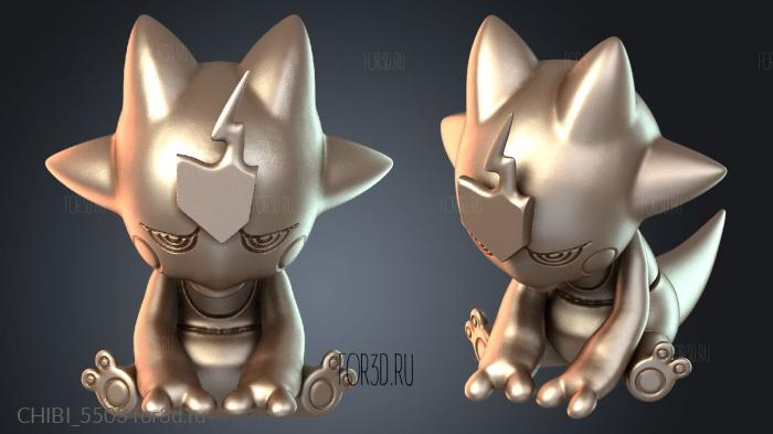 CHIBI_5503 stl model for CNC