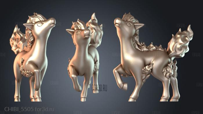 CHIBI_5505 stl model for CNC