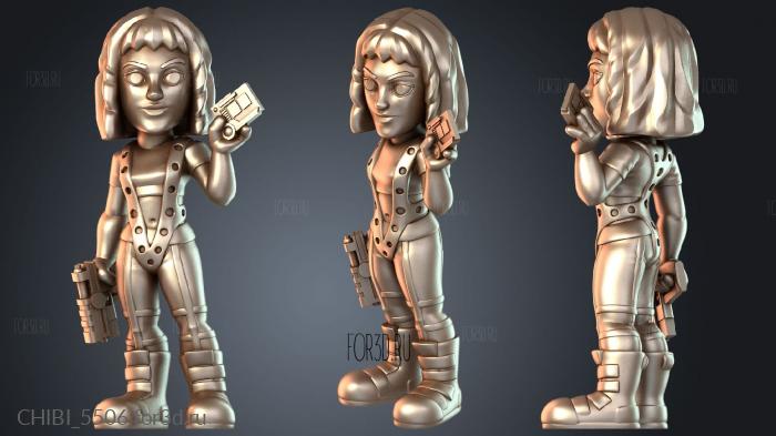 CHIBI_5506 stl model for CNC