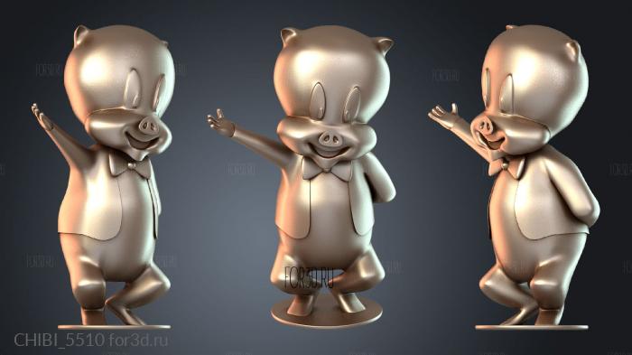 CHIBI_5510 stl model for CNC