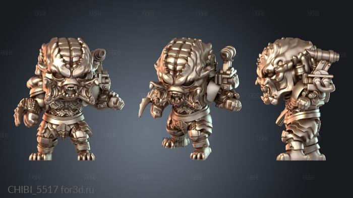 CHIBI_5517 stl model for CNC