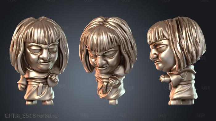 CHIBI_5518 stl model for CNC
