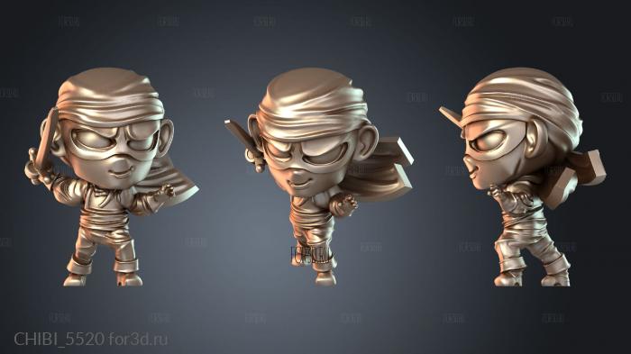 CHIBI_5520 stl model for CNC