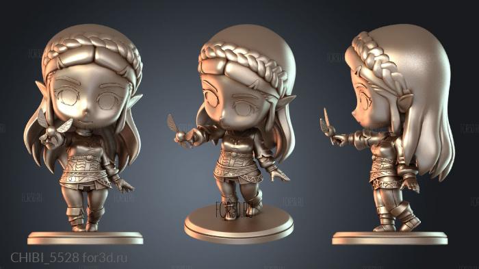 CHIBI_5528 stl model for CNC