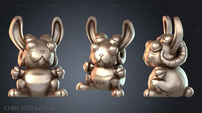 CHIBI_5529 stl model for CNC