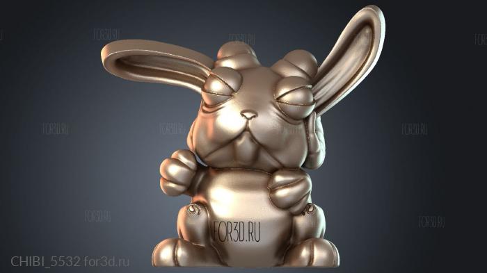 CHIBI_5532 stl model for CNC